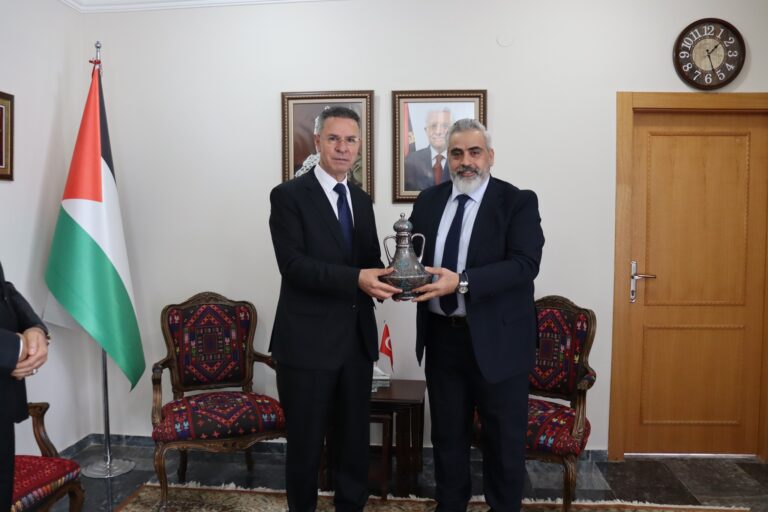 The Union Visits the Palestinian Embassy in Ankara to Discuss Current Issues and Support the Palestinian People