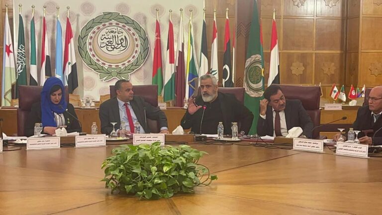 A Delegation from the Palestinian-Turkish Businessmen Union Participates in Important Meetings at the Arab League Headquarters in Cairo
